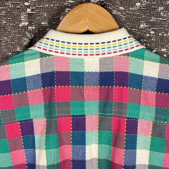 Koret Francisca Women’s Size Small Button up Dress Shirt Stripes Print Travel - Picture 10 of 11